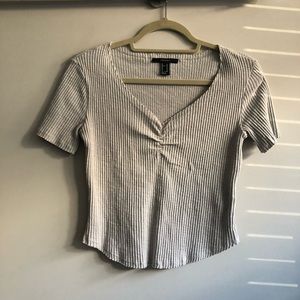 Grey crop top